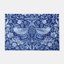 Strawberry Thief Blue Monotone, William Morris