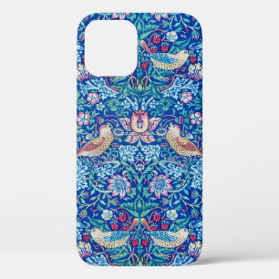 Strawberry Thief Blue, William Morris iPhone 12 Case