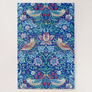 Strawberry Thief Blue, William Morris Jigsaw Puzzle