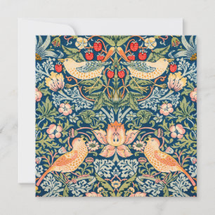 Strawberry Thief (by William Morris) Card