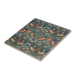 Strawberry Thief by William Morris Ceramic Tile