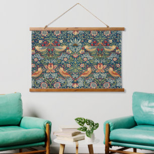 Strawberry Thief by William Morris Hanging Tapestry