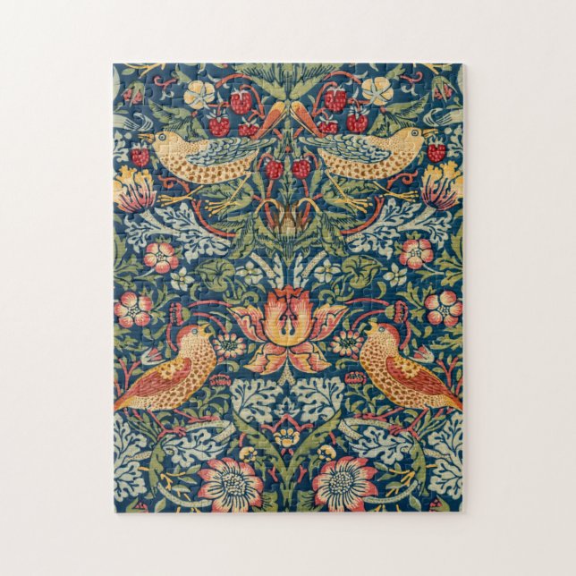 Strawberry Thief by William Morris Jigsaw Puzzle (Vertical)