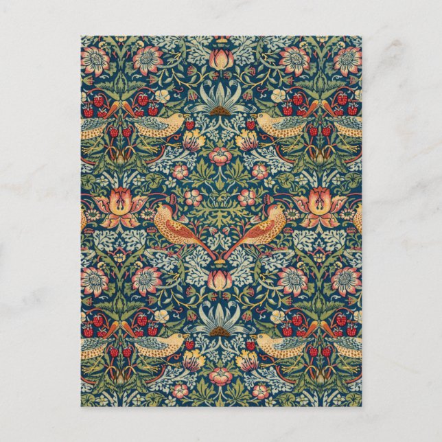 Strawberry Thief by William Morris Postcard (Front)