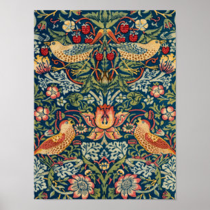 Strawberry Thief by William Morris Poster