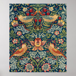 Strawberry Thief by William Morris Poster