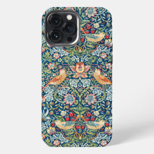 Strawberry thief - Design of William Morris iPhone 13 Pro Max Case