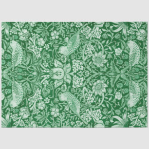 Strawberry Thief Green, William Morris Tissue Paper