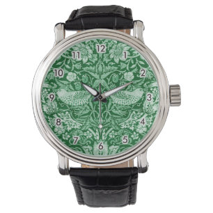 Strawberry Thief Green, William Morris Watch