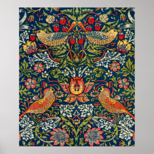 Strawberry Thief, Infinity Dots by After Morris Poster
