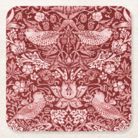 Strawberry Thief Maroon, William Morris