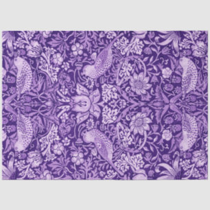 Strawberry Thief Purple, William Morris Tissue Paper