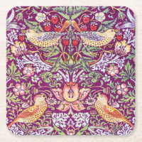 Strawberry Thief Red, William Morris