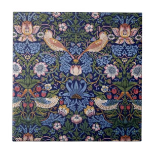 Strawberry Thief -William Morris Art Ceramic Tile