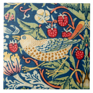 Strawberry Thief, William Morris Ceramic Tile