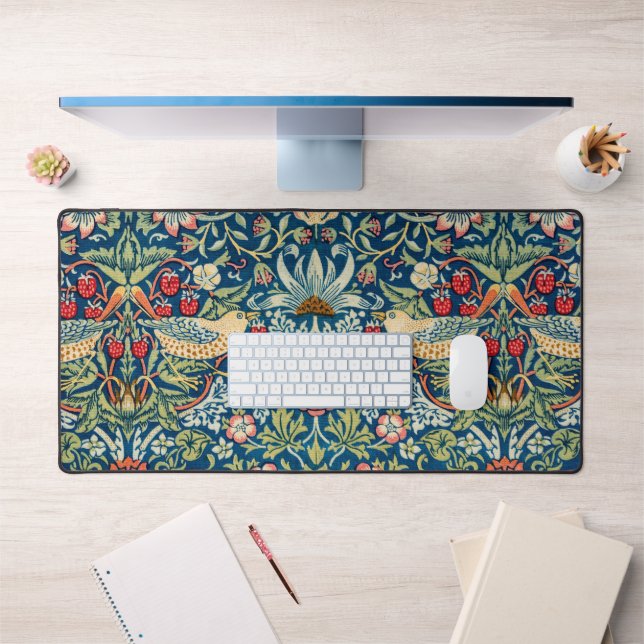 Strawberry Thief, William Morris Desk Mat (Office 1)