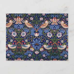  Strawberry Thief ,William Morris  Holiday Postcard