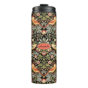 Strawberry Thief WIlliam Morris Thermal Tumbler