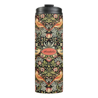 Strawberry Thief WIlliam Morris Thermal Tumbler