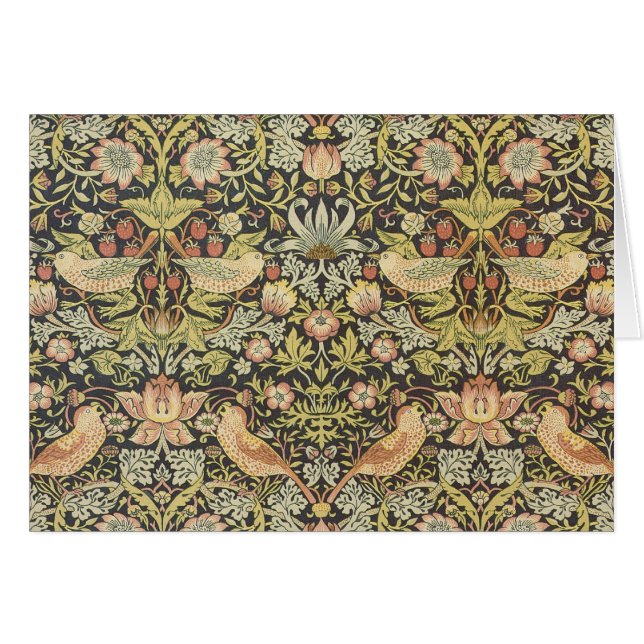 Strawberry Thieves by William Morris, Vintage Art (Front Horizontal)