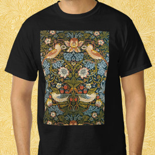 Strawberry Thieves by William Morris, Vintage Art T-Shirt