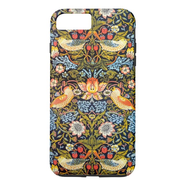 Strawberry Thieves iPhone X/8/7 Plus Tough Case (Back)