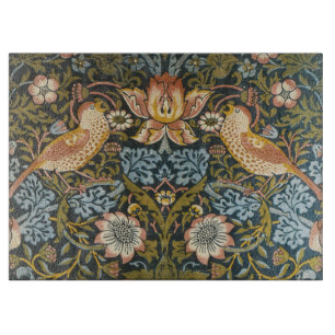 Strawberry Thieves William Morris Antique Pattern Cutting Board