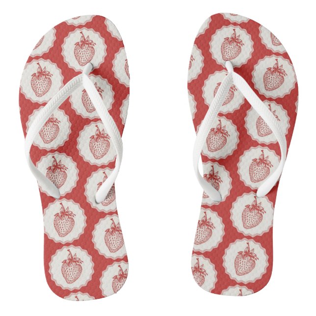 Strawberry Thongs (Footbed)