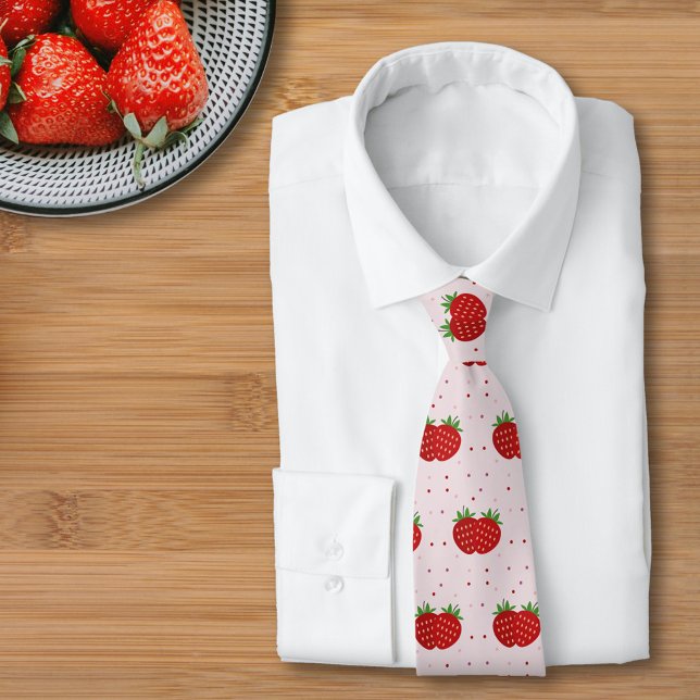 Strawberry Tie (Strawberry Neck Tie)