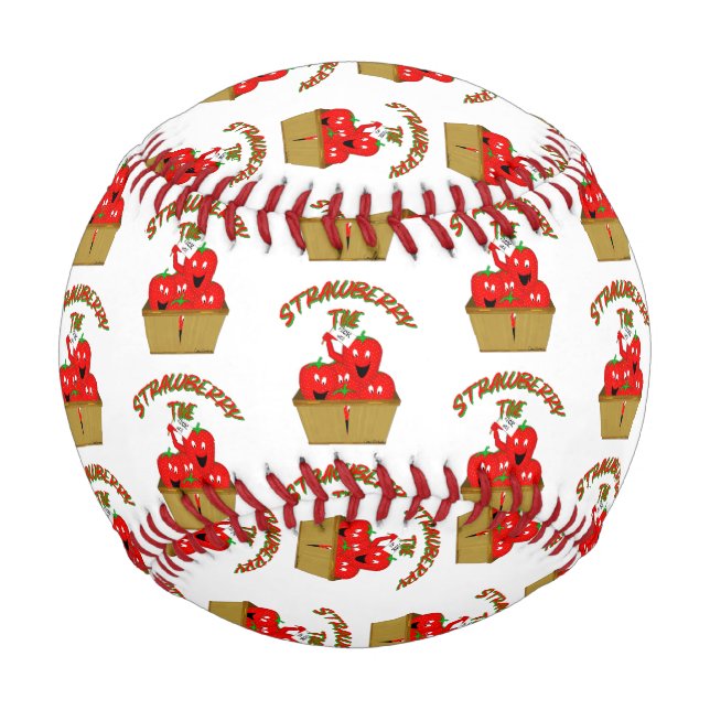 Strawberry Time! Baseball (Front)