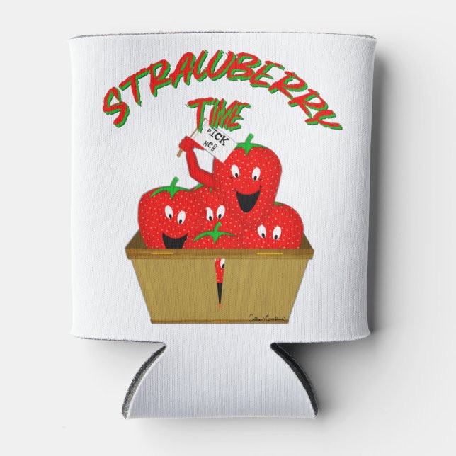 Strawberry Time! Can Cooler (Front)