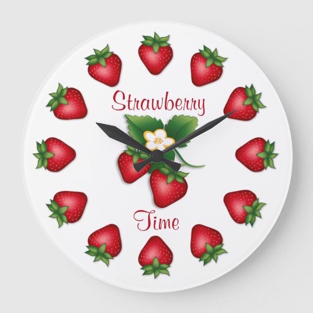 Strawberry Time Clock (Front)