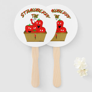 Strawberry Time! Hand Fan