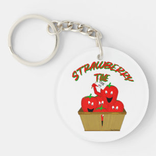 Strawberry Time! Key Ring