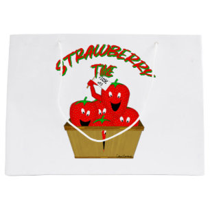 Strawberry Time! Large Gift Bag