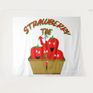 Strawberry Time! Tapestry