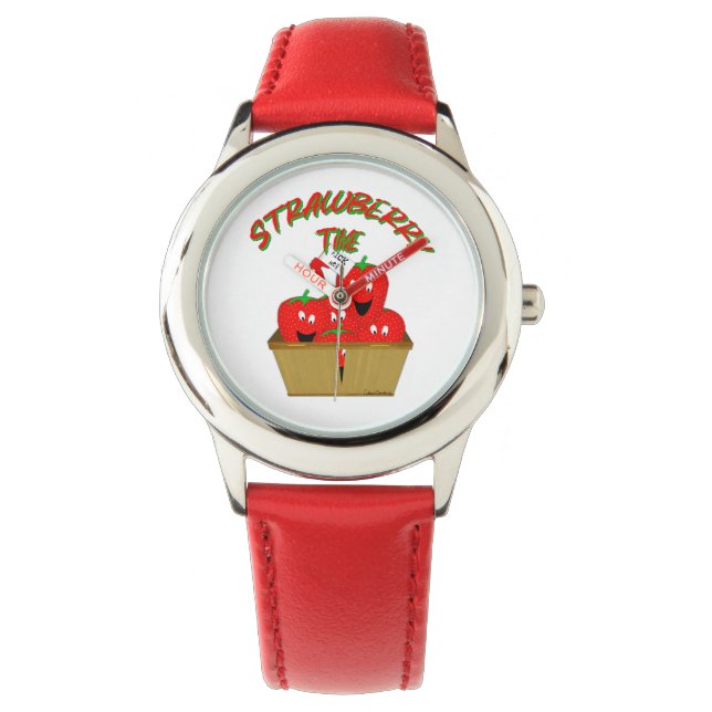 Strawberry Time! Watch (Front)