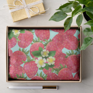 Strawberry  tissue paper