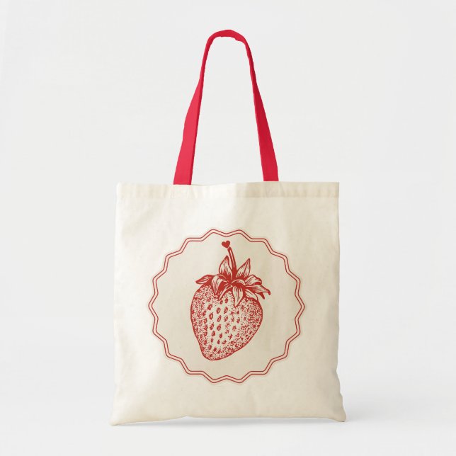 Strawberry Tote Bag (Front)