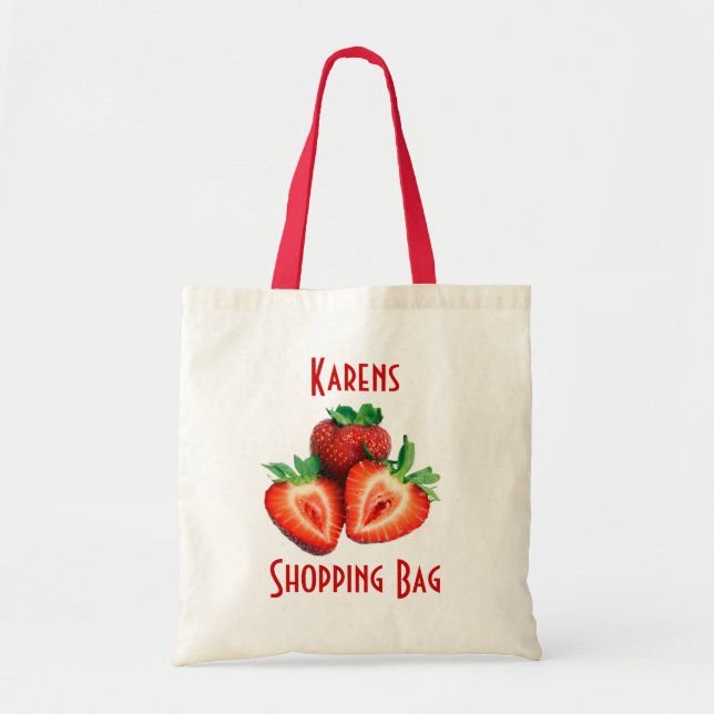strawberry tote bag (Front)