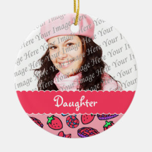 Strawberry Treats Daughter Personalised Ornament