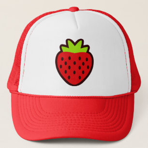STRAWBERRY TRUCKER HAT