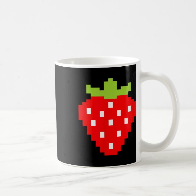 Strawberry Video Game Player 1  Coffee Mug (Right)