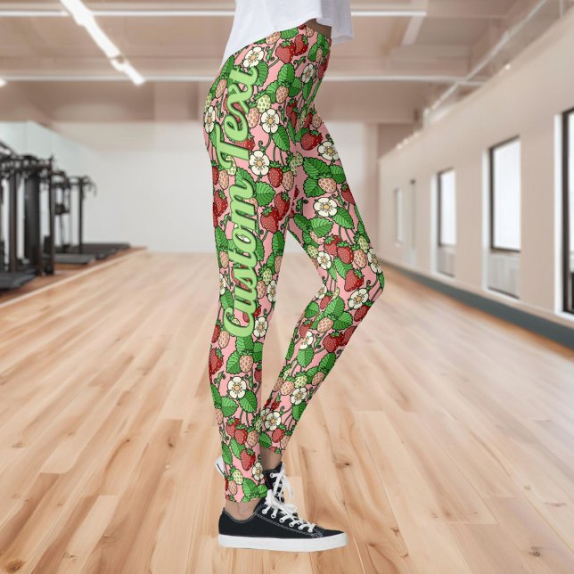 Strawberry Vine Pattern Leggings (Creator Uploaded)