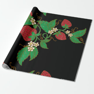 Strawberry Vine Wrapping Paper