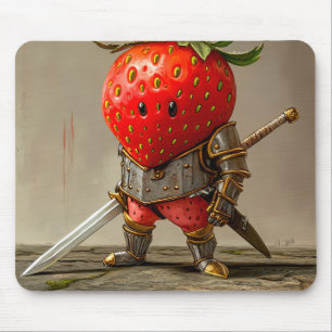 Strawberry Warrior Mouse Pad