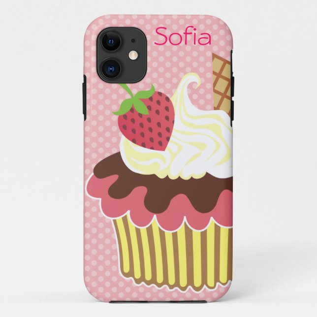 Strawberry & Whipped Cream iPhone 5 Casemate Case (Back)