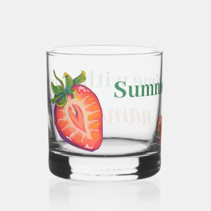 Strawberry Whiskey Glass