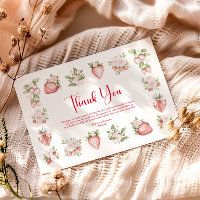 Strawberry Woodland Baby Shower