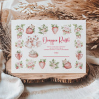 Strawberry Woodland Diapper Raffle